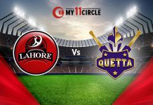 Lahore vs Quetta,