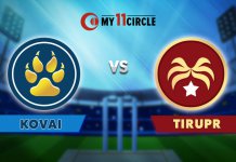 Kovai vs Tiruppur, Tamil Nadu T20 League